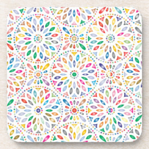 Mandala-Blumen-Untersetzer Getränkeuntersetzer
