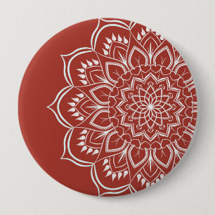 Mandala boho bohemian button