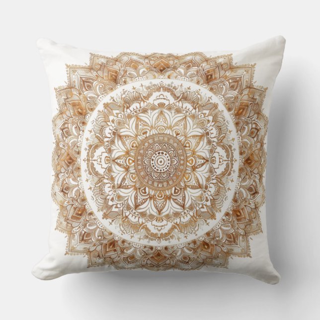 Mandala boho chic, Deco-Zen✨ Kissen (Vorderseite)