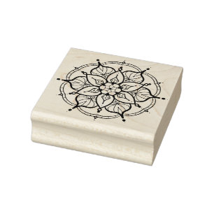 Mandala Briefmarke Gummistempel