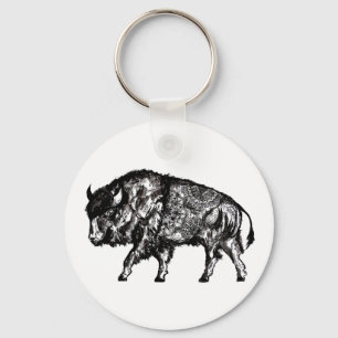 Mandala Buffalo Schlüsselanhänger