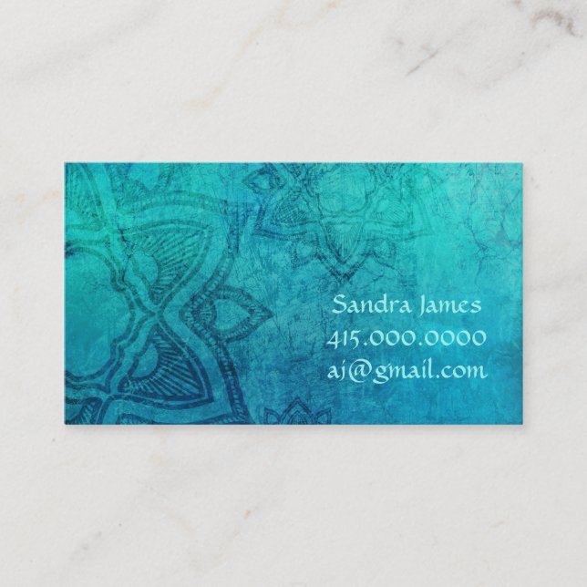 Mandala Business Cards Visitenkarte (Vorderseite)