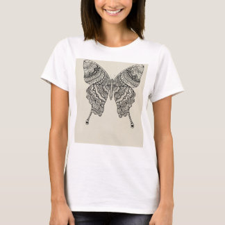 Mandala Butterfly T-Shirt – Boho Aesthetic Design