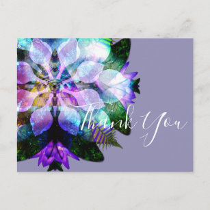 Mandala Butterfly Vision Vielen Dank Postkarte