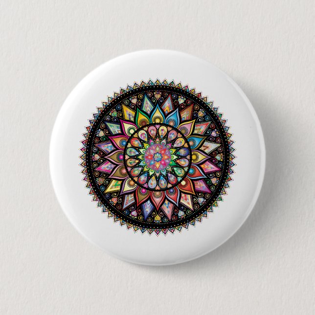 Mandala Button (Vorderseite)