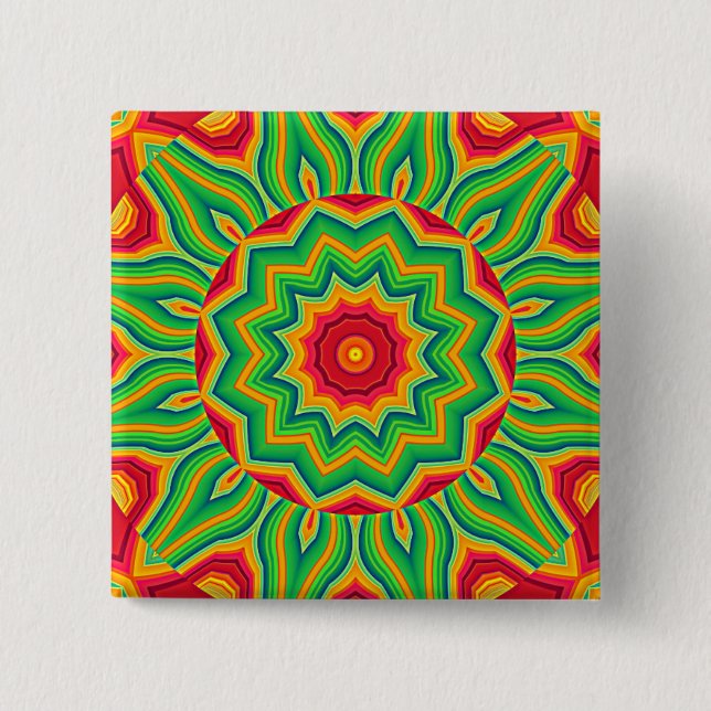 Mandala Button (Vorderseite)