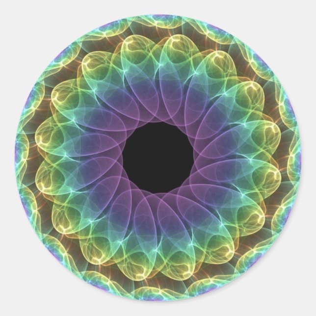 Mandala C02 Stickers (Vorderseite)