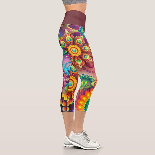 Mandala  capri leggings (Rechts)