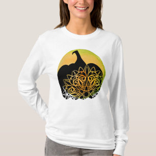 Mandala Carved Pumpkin mit Autumn Moon T - Shirt