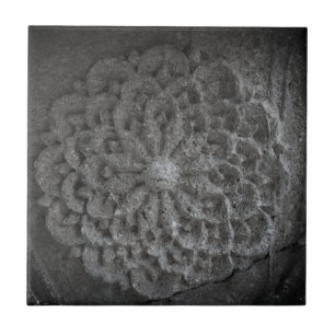 Mandala Carved Stone Foto Tile Fliese