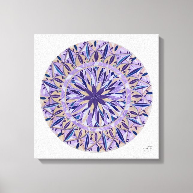 Mandala Celestia Leinwanddruck (Vorderseite)