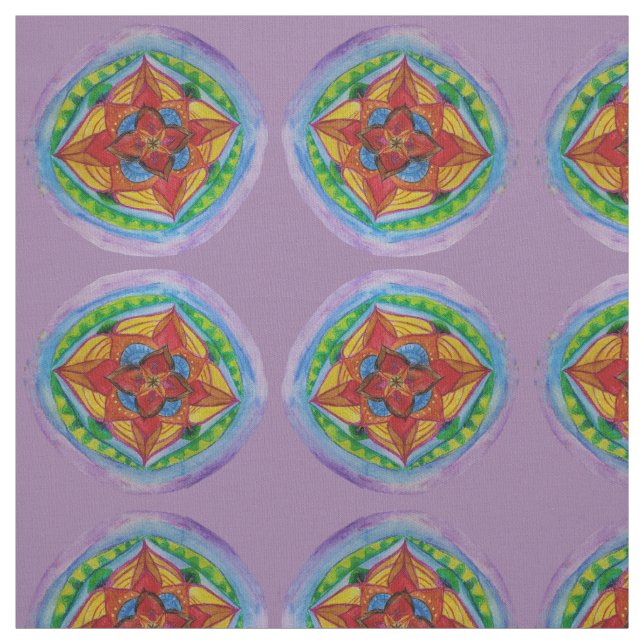 Mandala Center Zen Handgemalte Stoffe (Muster)