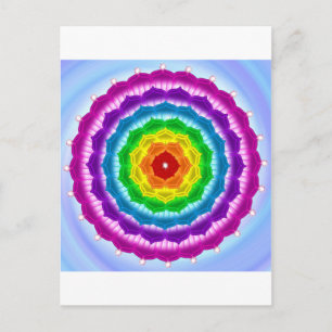 Mandala Chakra Postkarte