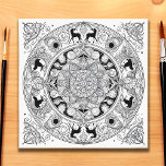 Mandala Chronicles ser.1 #03 Colorable/Paint over Leinwanddruck<br><div class="desc">🎨 🎨 Für die Zeichnung dieses Mandalas auf der Leinwand, können Sie ACRYLIC PAINTS verwenden, die sehr empfohlen werden. Die Acrylfarbe ist verblassfest und enthält hochwertige Bindemittel, was sie zu einem der darstellendsten Farben macht. 🎨 🎨 Sie auch ÖLPINTE verwenden können, aber es ist wichtig zu beachten, dass Ölfarben in...</div>