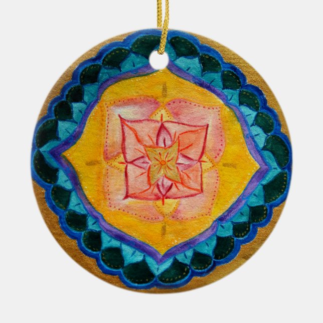 Mandala Circle Ornament (Vorne)