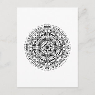 Mandala Circle Postkarte