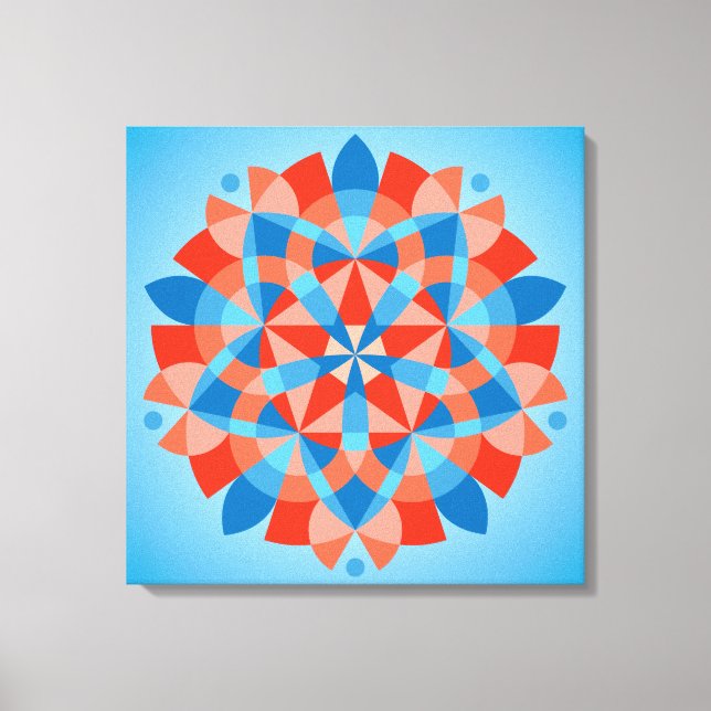 Mandala Cognition Leinwanddruck (Vorderseite)