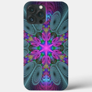 Mandala Colorful Strickendes Fraktal Kunst Kaleido Case-Mate iPhone Hülle