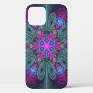 Mandala Colorful Strickendes Fraktal Kunst Kaleido Case-Mate iPhone Hülle