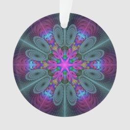 Mandala Colorful Strickendes Fraktal Kunst Kaleido Ornament