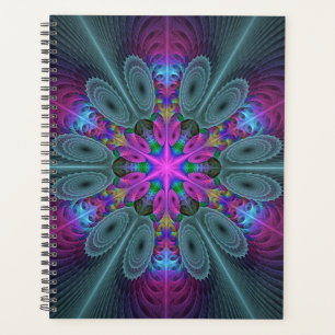 Mandala Colorful Strickendes Fraktal Kunst Kaleido Planer