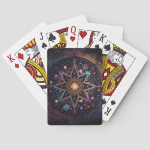 Mandala Cosmic Visionary Art Playing Cards Spielkarten