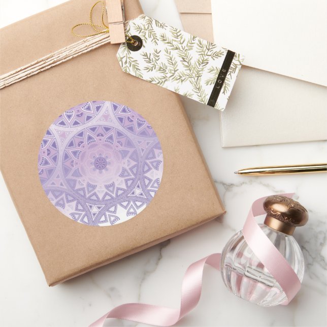 Mandala Creation, alle Punkte für eine 10 Runder Aufkleber (Schenken)