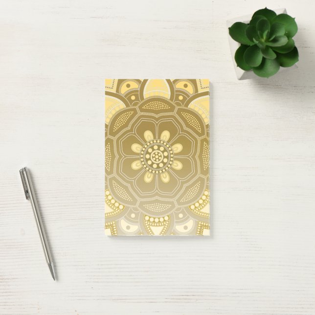 Mandala Creation, alle Punkte für eine 2 Post-it Klebezettel (Büro)