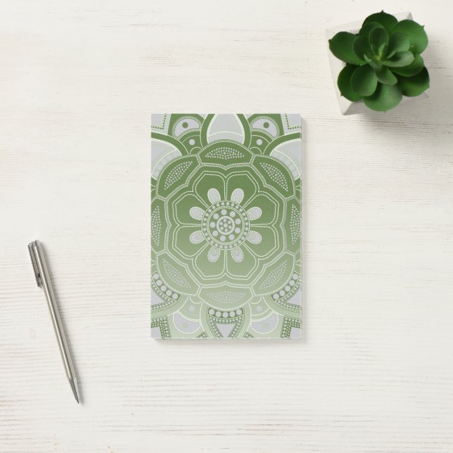 Mandala Creation, alle Punkte für eine 5 Post-it Klebezettel (Büro)