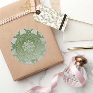 Mandala Creation, alle Punkte für eine 5 Runder Aufkleber