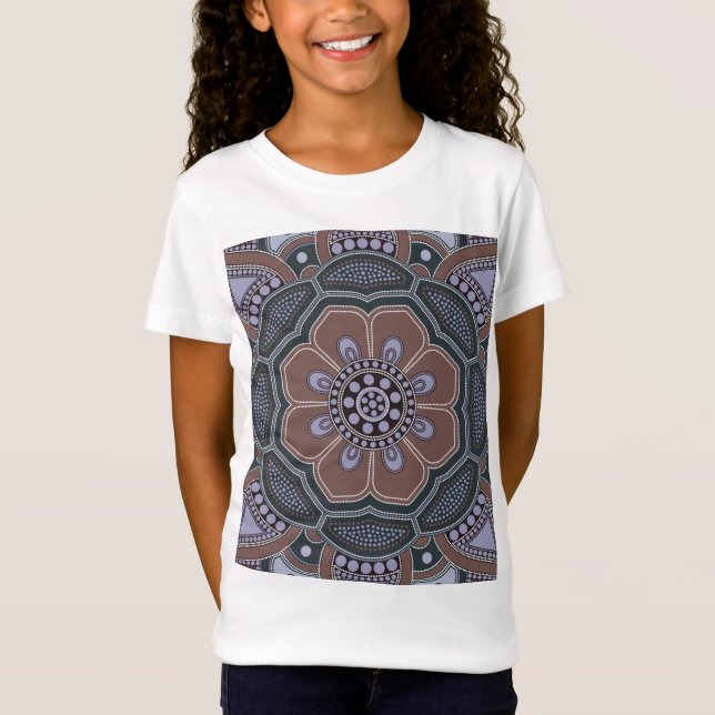 Mandala Creation, alle Punkte für eine 6 T-Shirt (Vorderseite)