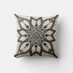 Mandala Cushion: Boho-Chic Elegance für Ihren Raum Kissen