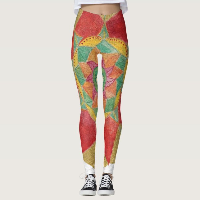Mandala Custom Leggings (Vorderseite)