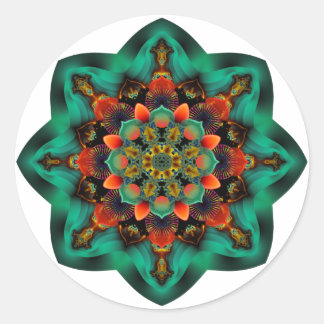 Mandala ~ Daily Focus 10.12.2020 B Runder Aufkleber