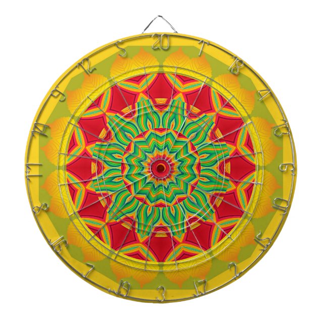 Mandala Dart Board Dartscheibe (vorne)