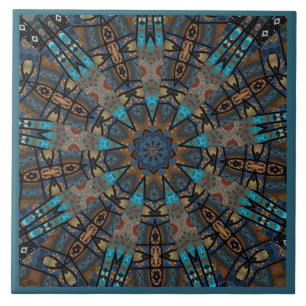 Mandala-Dekor  Fliese