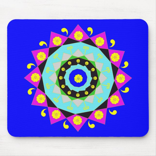 Mandala: Dekorativ Mousepad (Vorne)