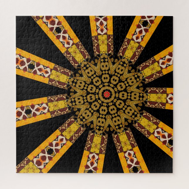 Mandala Dekorativ  Puzzle (Vertikal)