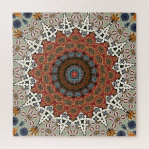 Mandala Dekorativ  Puzzle