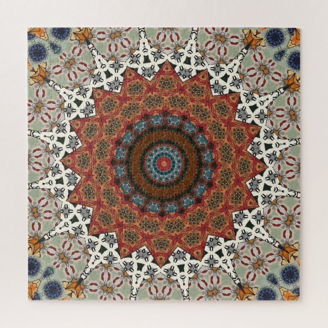 Mandala Dekorativ  Puzzle (Vertikal)
