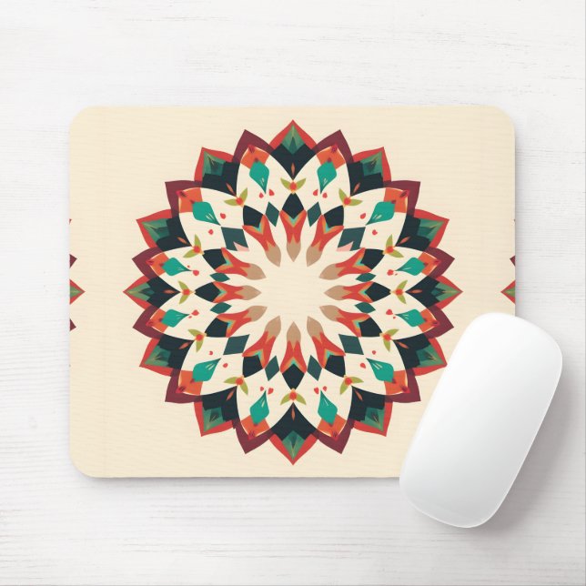 Mandala der Beiträge Mousepad (Mit Mouse)