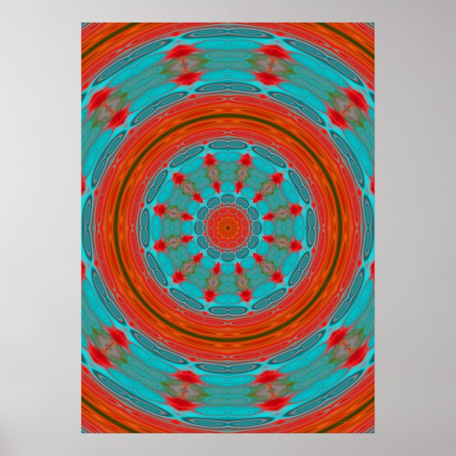 Mandala der Stärke Poster (Vorne)
