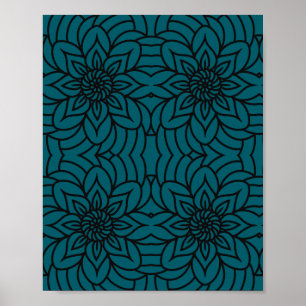 Mandala-Design-Druck, wertvolles Poster-Papier (ma Poster