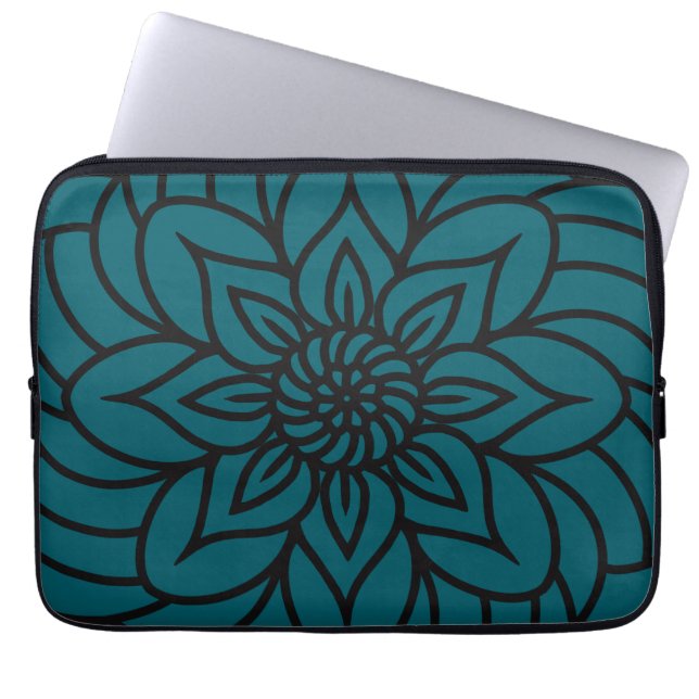 Mandala-Design-Laptoptasche Laptopschutzhülle (Vorderseite)