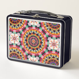 Mandala Design Metall Brotdose