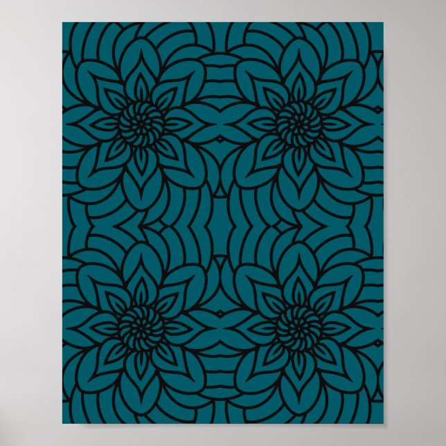 Mandala Design Print, Value Poster Paper (Matte) (Vorne)