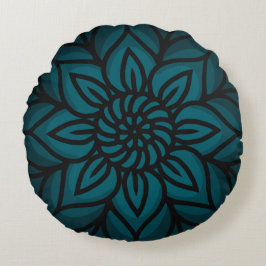 Mandala Design Round Pillow Rundes Kissen