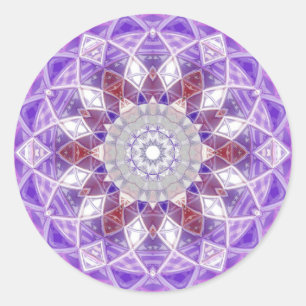 Mandala-Design Runder Aufkleber