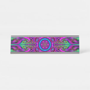 Mandala-Design Schreibtischnamensplakette