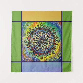 Mandala-Design-Set von Automatten Wandteppich